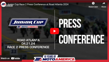 Video: BellissiMoto Twins Cup Race Two Press Conference From Road Atlanta